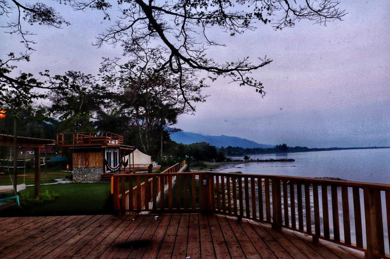 Sunset Hut Hostel Omoa Ngoại thất bức ảnh